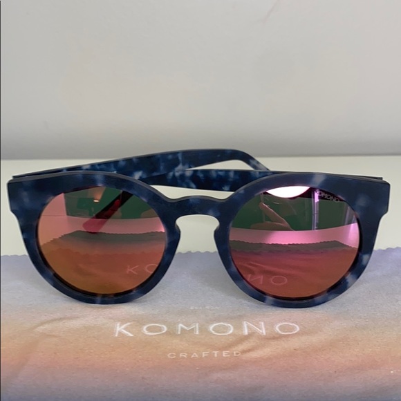 Komono Sunglasses Lulu Matte Indigo Demi - Picture 7 of 14